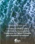 Ondas do oceano vistas de cima, cartaz do workshop EJN de oceanografia
