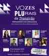 Pôster roxo do treinamento Vozes Plurais da Transição com fotos dos palestrantes